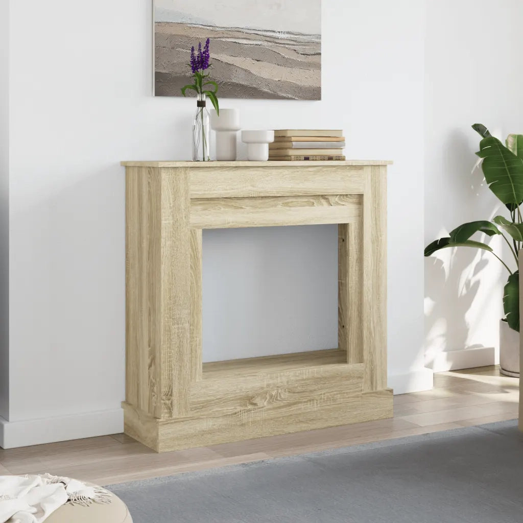 Cornice per Camino Rovere Sonoma 90x30x90 cm in Truciolato CFW5972040