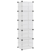 Scarpiera | Mobile per scarpe Trasparente 44x31,5x153,5 cm in PP