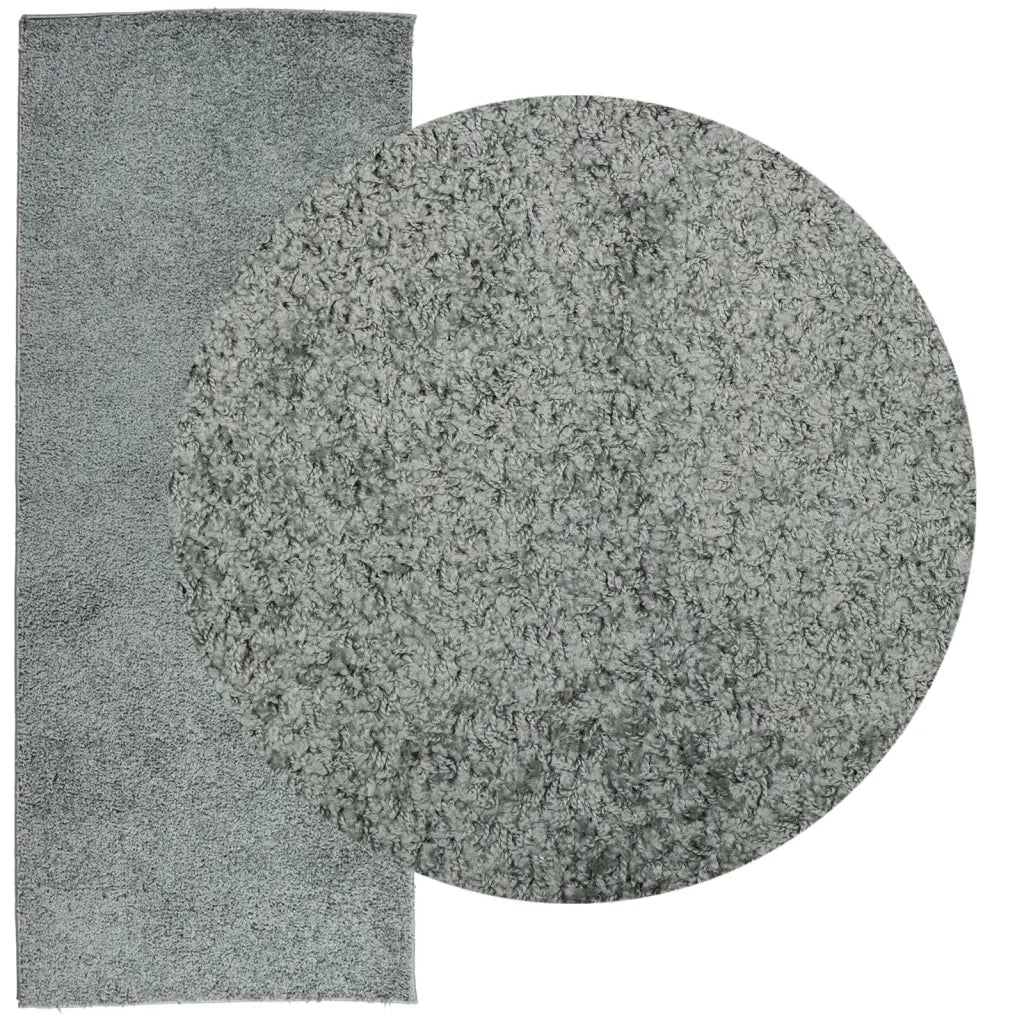 Tappeto del soggiorno | Tappeto Shaggy PAMPLONA a Pelo Lungo Moderno Verde 80x200 cm