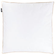 Cuscino basso a triplo scomparto Rivestimento in cotone premium Imbottitura in piuma d'oca Imbottitura in piuma d'oca Bianco 80 x 80 cm