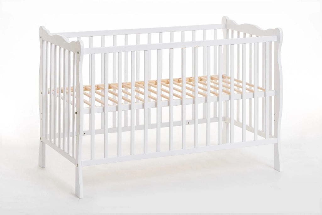 Letto culla 124x82x71 Cm in legno di pino Ala colore Bianco