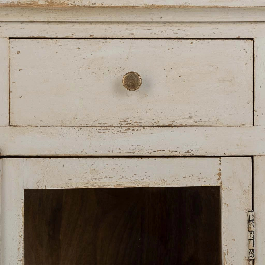 Credenza in legno beige, 160x40x100 cm