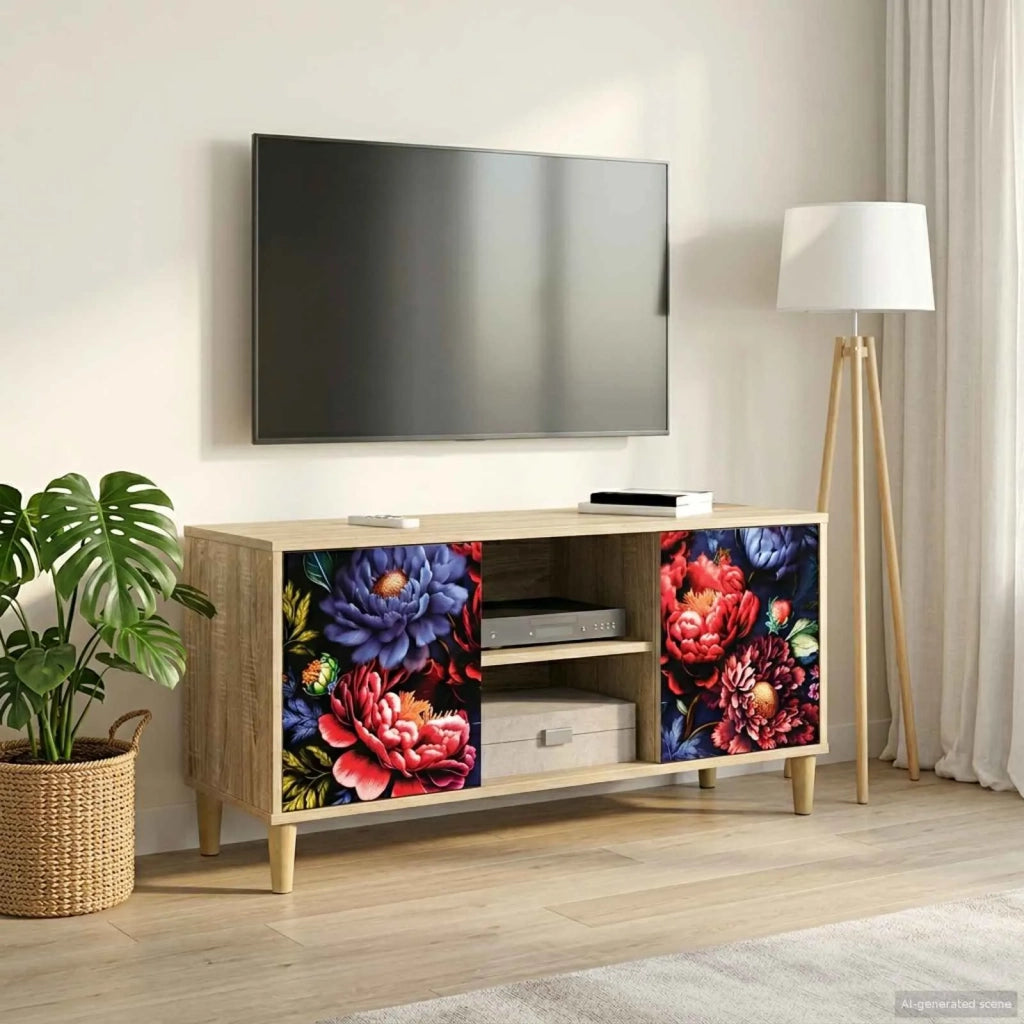 Mobile TV KIEL 102 x 33 x 50 cm Sonoma Legno ingegnerizzato 8007043