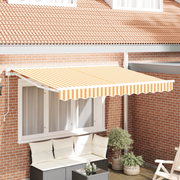 Tessuto di ricambio per tenda da sole per telaio 2.5x2 m giallo e bianco