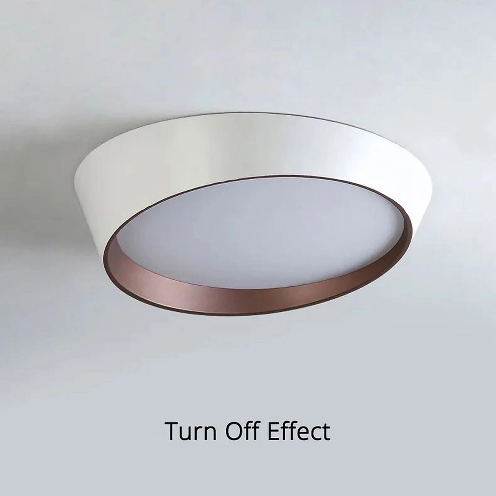 Plafoniera a led lampada rotonda da soffitto stile moderna luce 3680 lm potenza da 46w a luce calda 3000K