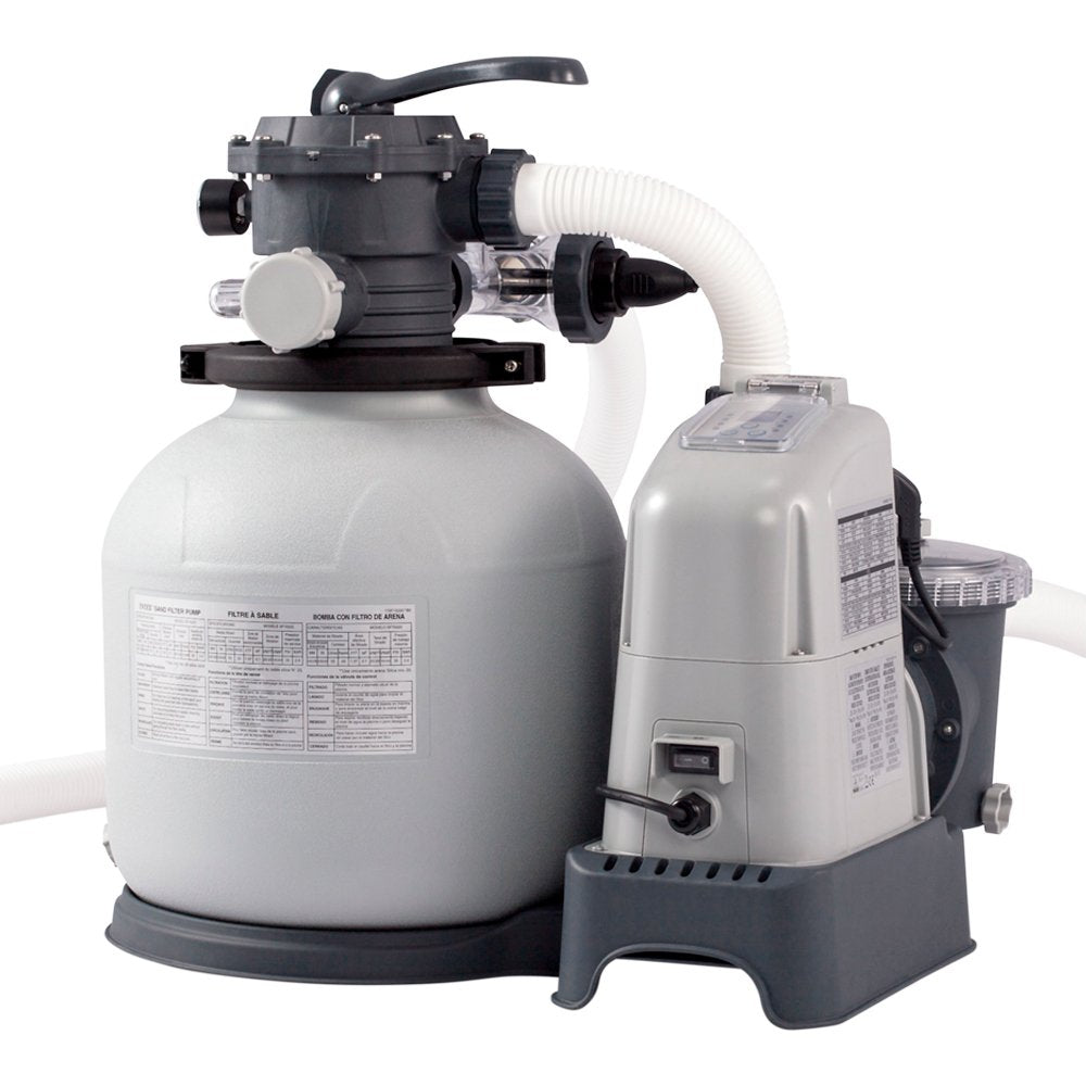 Intex POMPA A SABBIA COMBO CON CLORINATORE  portata 6.000 lt/h