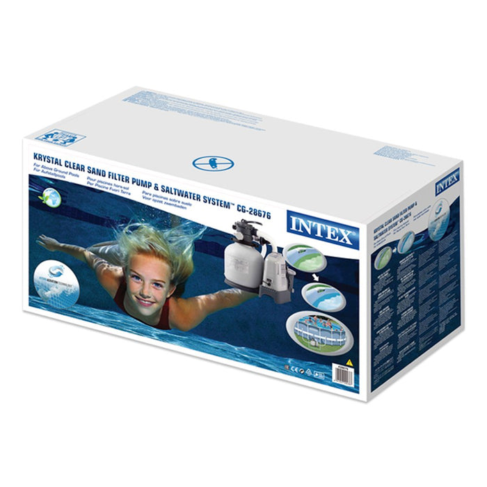 Intex POMPA A SABBIA COMBO CON CLORINATORE  portata 6.000 lt/h