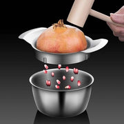 Impastatrice per Pere - 304 Acciaio Inossidabile - Kit per la Sgranatura - Sgranatrice per Pere - Coperchio Flessibile - Durevole e Sicuro