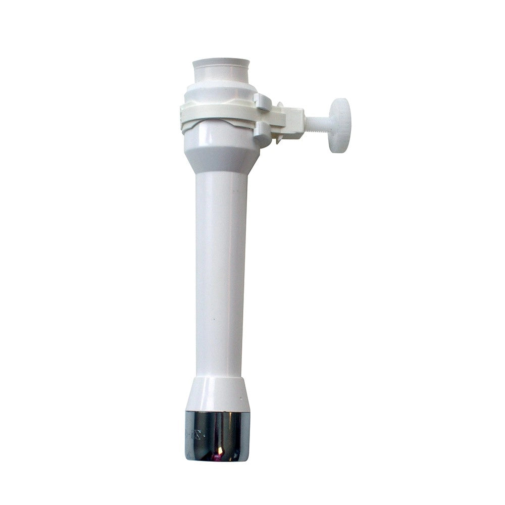 Rompigetto pk con aeratore ottone cromato manicotto in gomma bianca