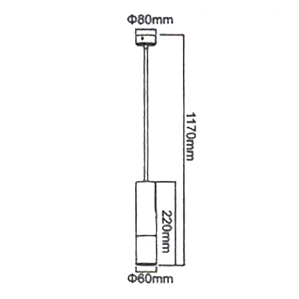 Faretto orientabile lampada sospensione moderna LED GU10 pendente telescopico luci tavolo bar vetrina sala espositiva 230V NERO