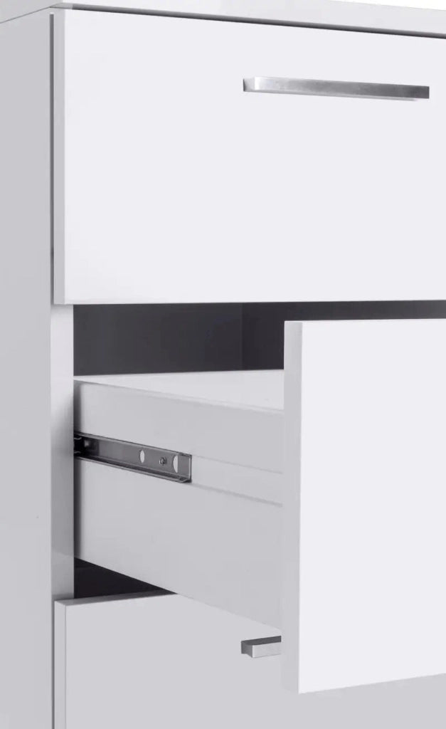 Scrivania New Selina ad angolo con sopralzo moderna e funzionale