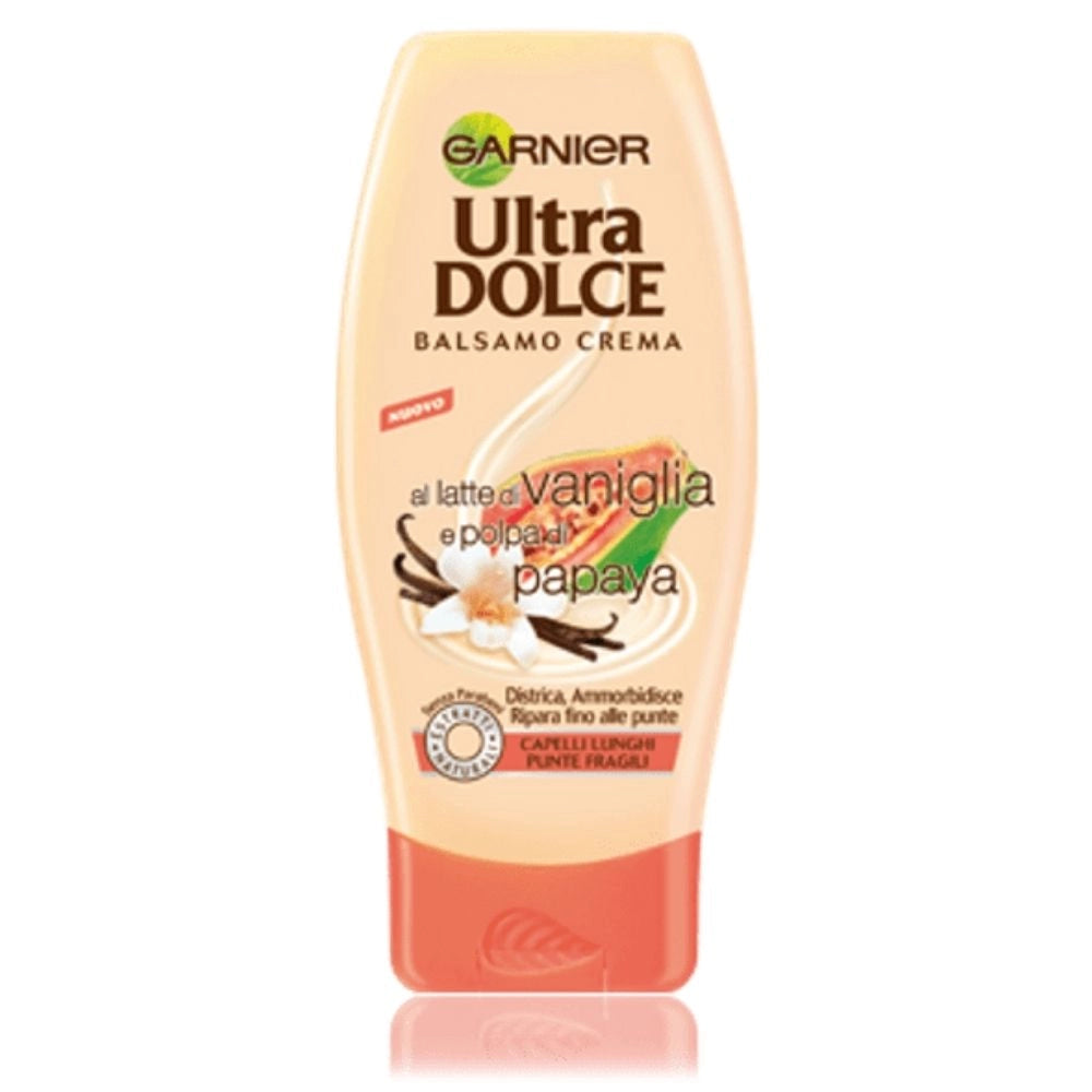 Balsamo crema garnier ultra dolce latte di vaniglia 6 confezioni da 250 ml