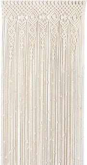 Tessuto di tenda premium come decorazione per le pareti boho e tappezzeria per porta e finestra (100 * 200) - decorazione per la casa con effetto manuale