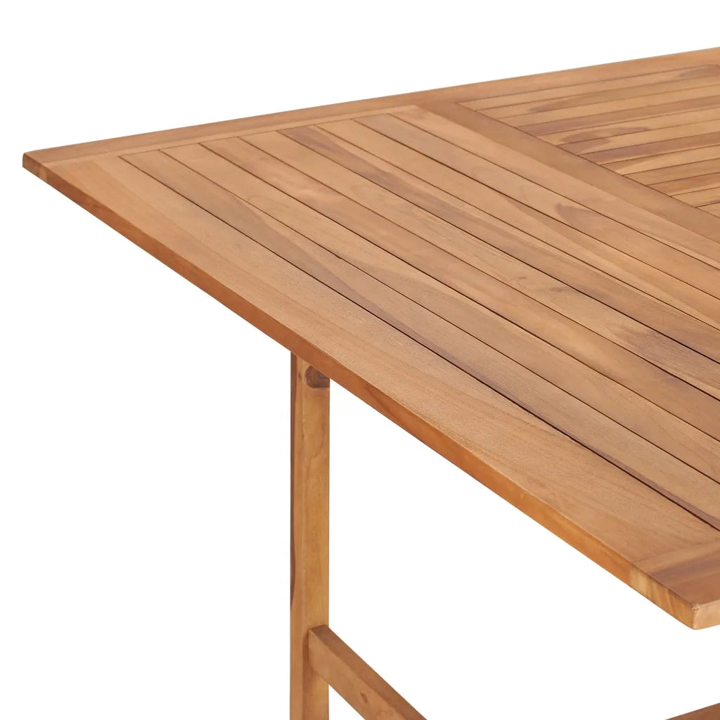 Tavolo da Giardino 150x150x76 cm in Legno Massello di Teak cod mxl 34239