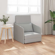 Divano letto-Sofa Letto-Daybed Grigio Nuvola 65 x 80 x 83 cm Tessuto