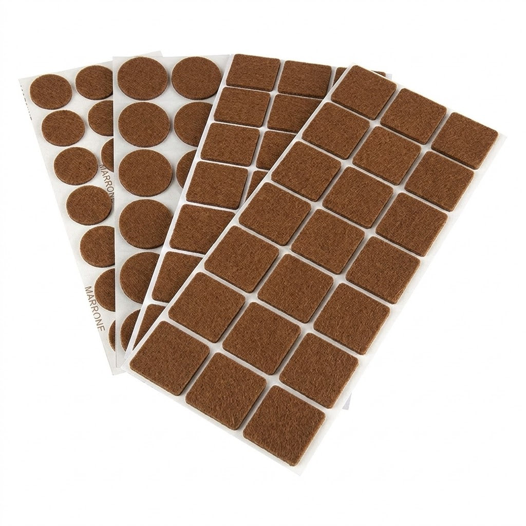 SOTTOSEDIA AUTOADESIVO ø 20 - pz 10 marrone- 10 blister  - Blister Koncreto