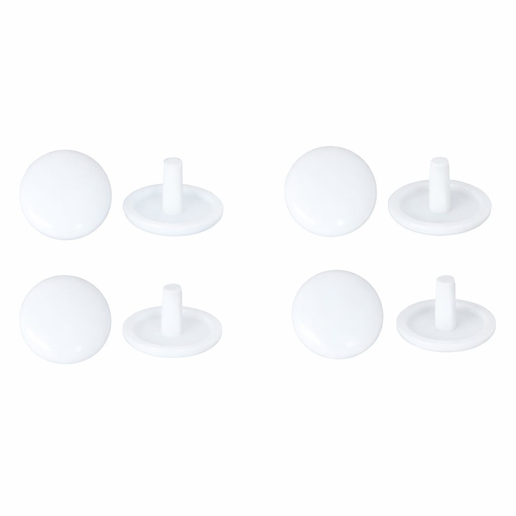 CAPPUCCIO COPRIVITE PER VITE TRUCIOLARE colore bianco - pz 100  - Blister Koncreto