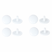 CAPPUCCIO COPRIVITE PER VITE TRUCIOLARE colore bianco - pz 100  - Blister Koncreto