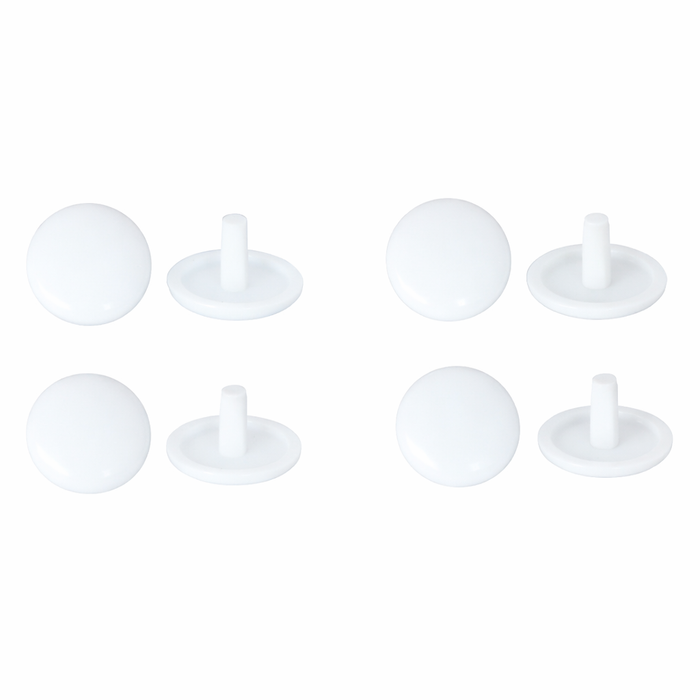 CAPPUCCIO COPRIVITE PER VITE TRUCIOLARE colore bianco - pz 100  - Blister Koncreto