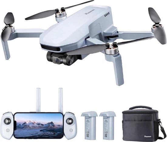 Drone GPS con Camera 4K - Durata volo 62 minuti - Quadricottero a controllo remoto - Velocità 16m/s - Velocità massima 57 km/h