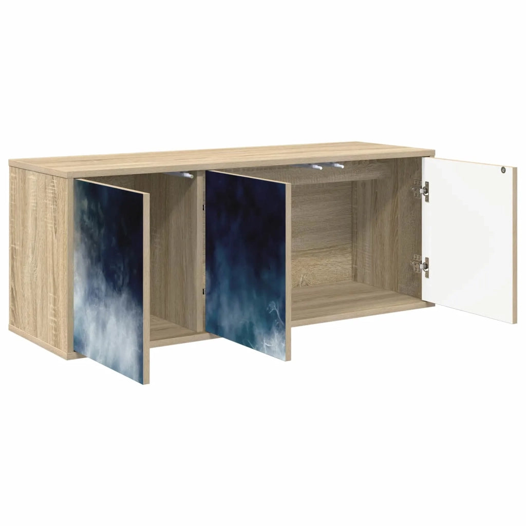 Mobile TV da Parete RAALTE 102 x 33 x 40 cm Rovere Sonoma 8007155