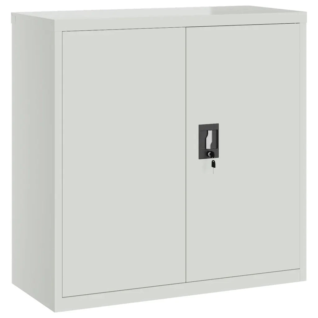 Armadio Classificatore Grigio Chiaro 90x40x130 cm in Acciaio 3188317