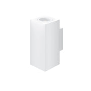 Zio Wall Dual Applique LED rettangolare a doppia emissione con attacco GU10 per lampadine da 50mm, colore bianco opaco - Beneito & Faure