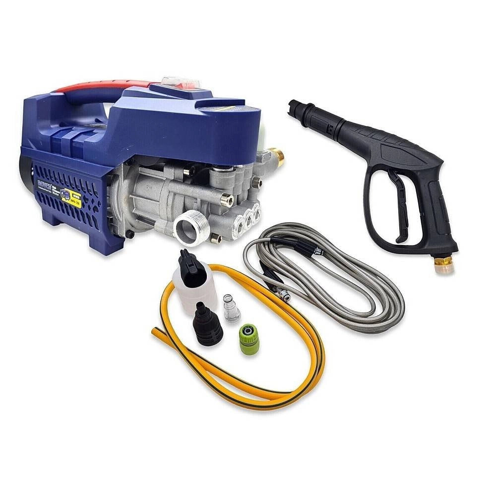 Trade Shop - Idropulitrice Elettrica Compatta 1200 W 100bar 7l/min Completa Di Accessori Rhpw -