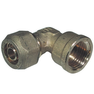 GOMITO A 90  ° FEMMINA PER TUBO COBRA-PEX- 1/2 x 18- TIEMM- pezzi 1