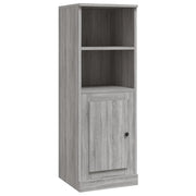Buffet credenza cassettiera mobiletto mobile contenitore organizer cucina soggiorno salotto rovere Sonoma alto 36 x 35,5 x 103,5 cm legno ingegnerizzato grigio 02_0035353