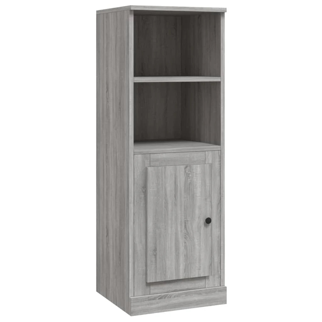 Buffet credenza cassettiera mobiletto mobile contenitore organizer cucina soggiorno salotto rovere Sonoma alto 36 x 35,5 x 103,5 cm legno ingegnerizzato grigio 02_0035353