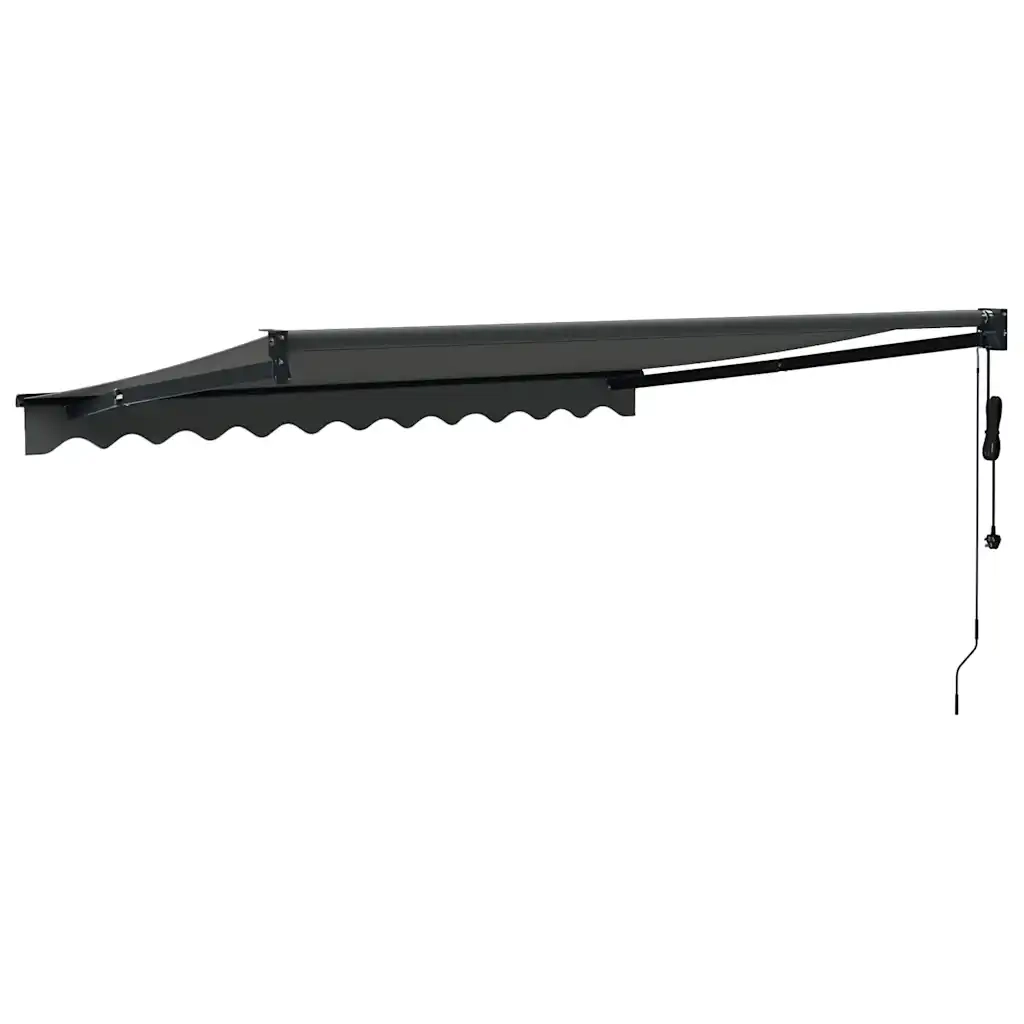 Tenda Sole Automatica Retrattile-Tenda parasole per balcone Antracite 3,5x2,5 m 896810