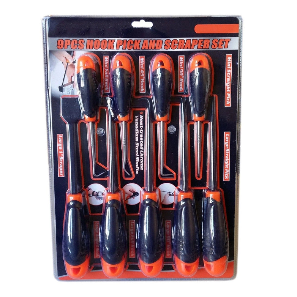 Trade Shop - Set 9 Pz Cacciavite Cacciaviti Uncino Raschietto Separa Fili Rimozione Anelli -