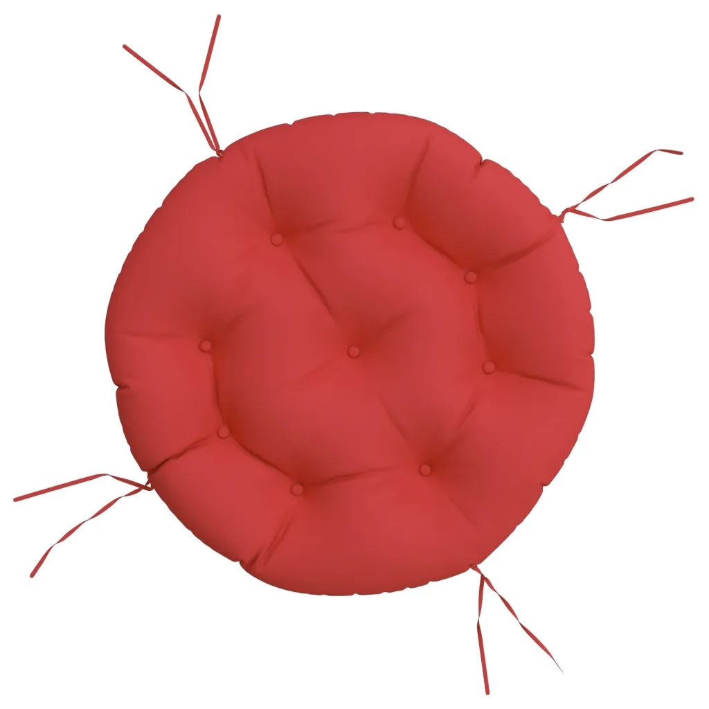 vidaXL Cuscino Rotondo Rosso Ø 60x11 cm in Tessuto Oxford