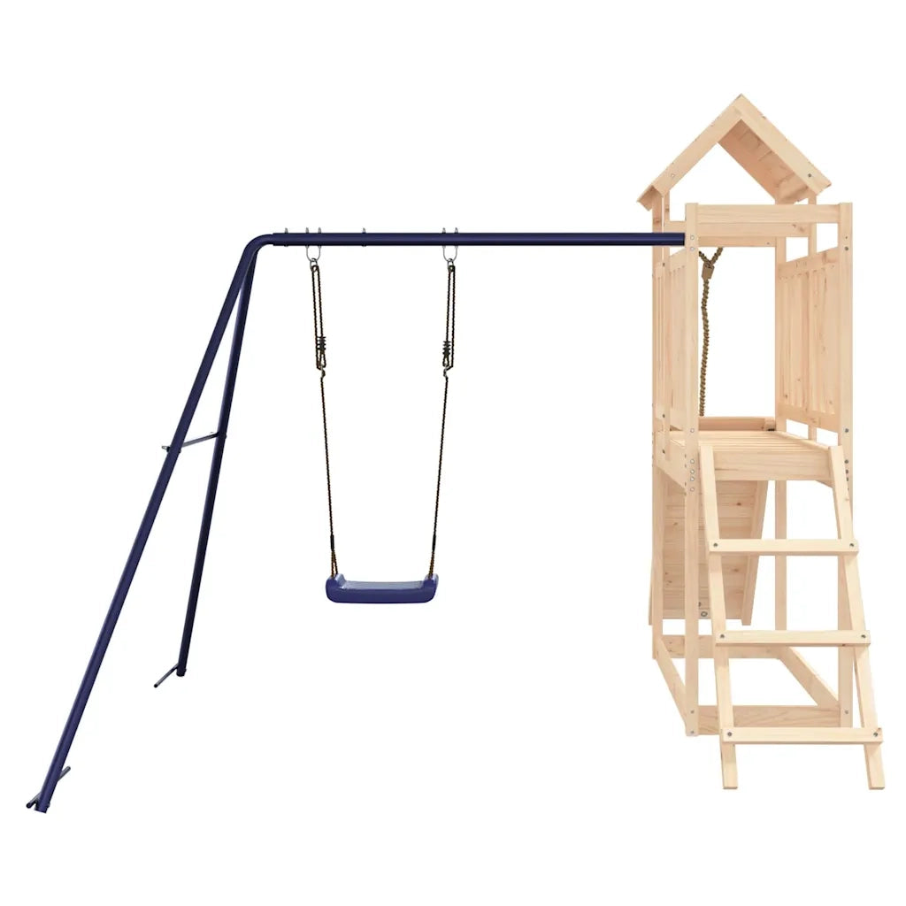 Set da Gioco da Esterno in Legno Massello di Pino 3155870