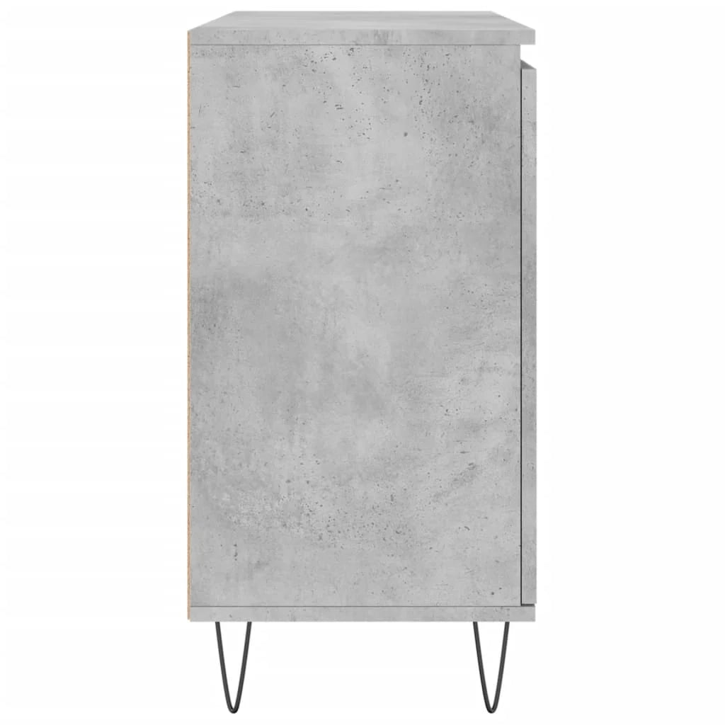 Buffet credenza cassettiera armadio mobile contenitore organizer per cucina soggiorno salotto 104 x 35 x 70 cm legno ingegnerizzato grigio 02_0031847