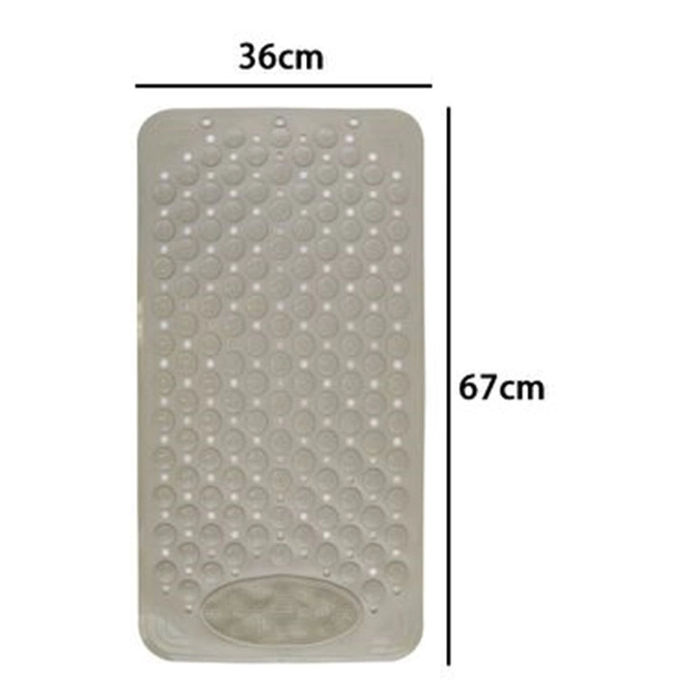 Trade Shop - Tappeto Tappetino Antiscivolo Tortora Per Vasca Da Bagno Doccia 67 X 36 Cm 87557 -