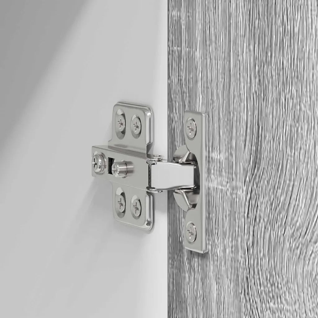 Armadio pensile Grigio Sonoma e Bianco 40 x 31 x 40 cm 884140
