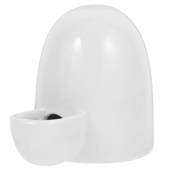 Dispensatore d'acqua automatico - Dispensatore d'acqua ceramico - Sistema di bevande libera da contaminanti - Adatto per piccoli animali - Dimensioni 11 x 7,5 x 9 cm - Acqua fresca e pulita - Fiaschetto d'acqua per animali