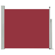 Tenda da sole laterale retrattile/schermo privacy per patio giardino terrazza balcone 100 x 300 cm rosso 02_0007187