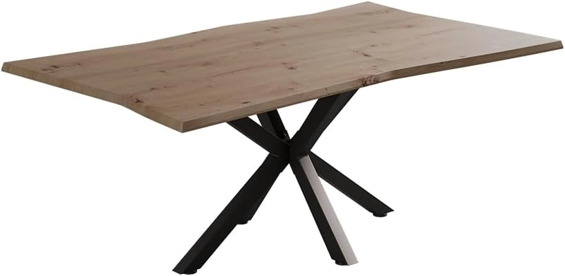 Tavolino da caffè Yan, Artigiano, 110 x 50 cm, con ripiano e struttura stabile