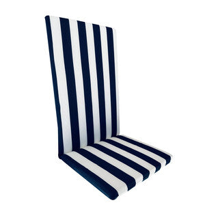 CUSCINO GARDEN SCHIEN ALTO 115X45CM RIGA BLU- MARKOTEX- 2,0 pz