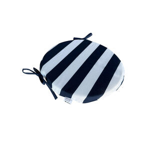 CUSCINO GARDEN TONDO D 41CM RIGA BLU- MARKOTEX- 2,0 pz