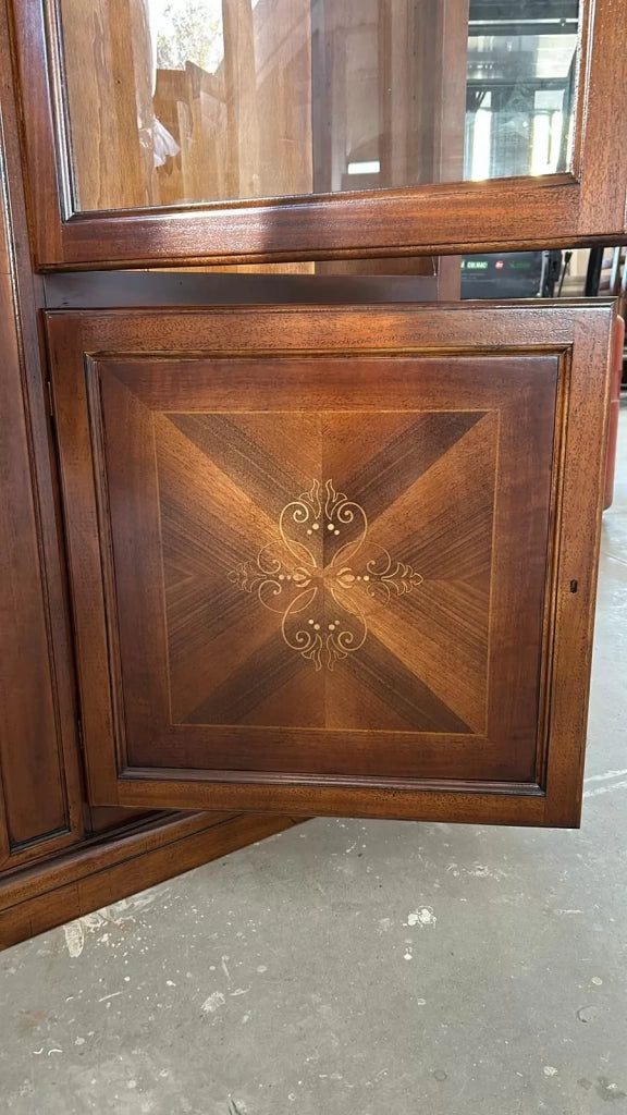 Parete attrezzata in legno finitura bassano 310x65 - Mobili 2G