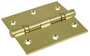 IBFM CERNIERA CON CUSCINETTI A SFERA E POMOLO PIANO in acciaio ottonato mm.  76x76 (3x3'')