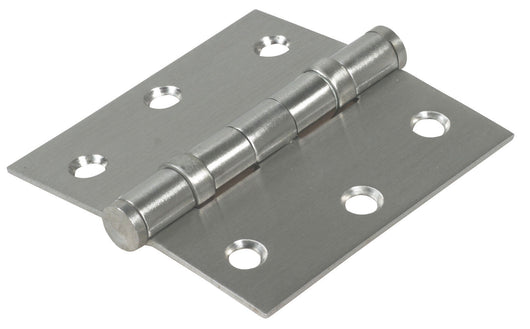 IBFM CERNIERA CON CUSCINETTI A SFERA E POMOLO PIANO in acciaio inox mm.  76x63 (3x2,5'')