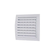 GRIGLIA DI AERAZIONE CON DOSATORE IMB. TONDO mm 150x150 - imb. Ø 100 mm