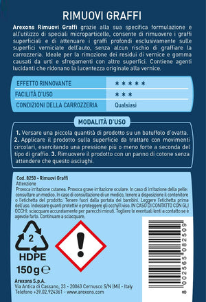 PASTA RIMUOVI GRAFFI ml. 150  - AREXONS