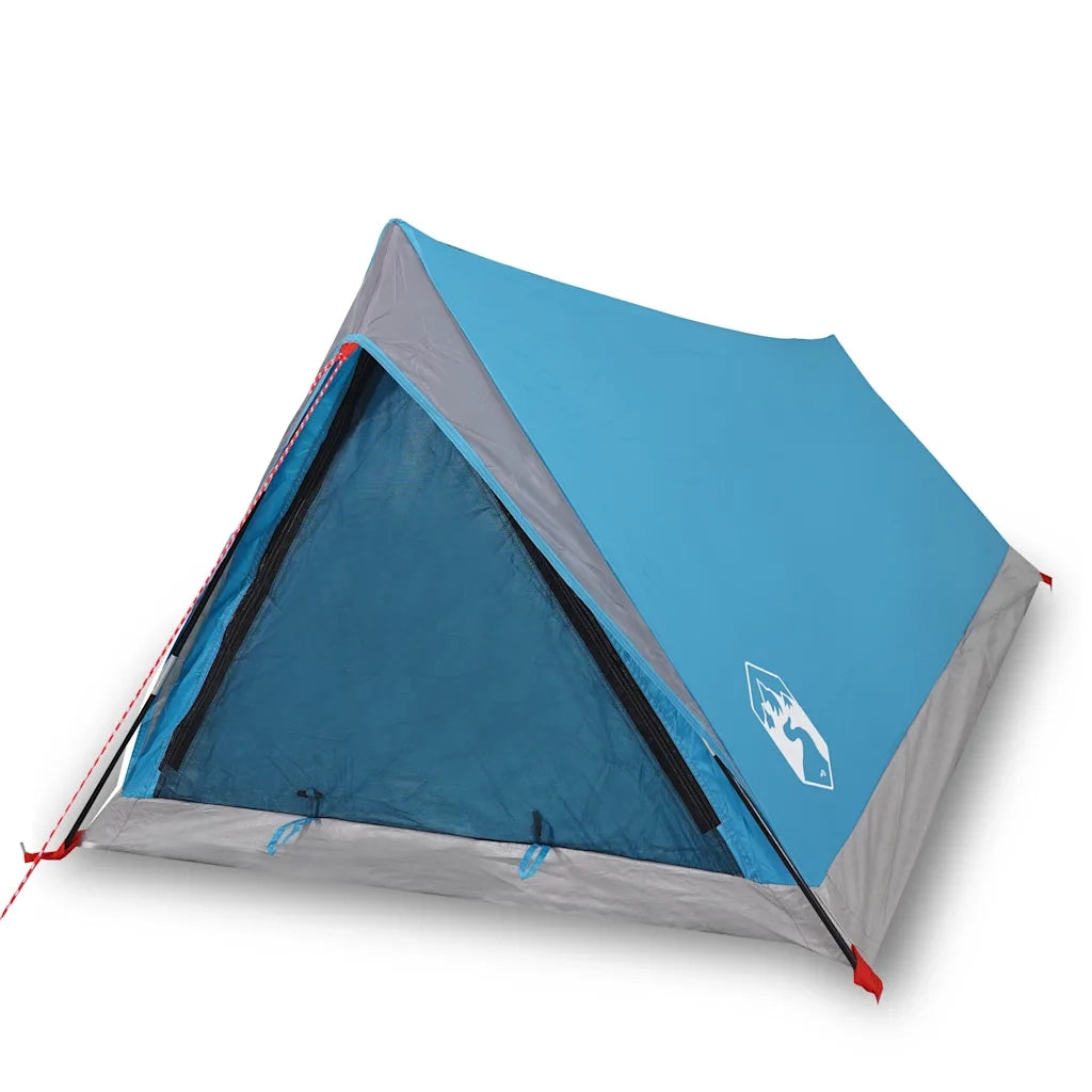 Tenda da Campeggio per 2 Persone Blu Impermeabile 94363