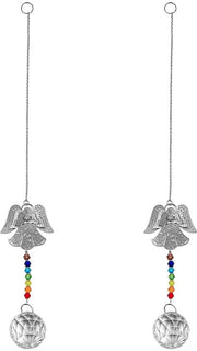 Decorazione per Finestre 2 PCS - Hangers a Cristalli - K9 Cristallo - Effetto Arcobaleno - Decorazione Esterna - Design Elegante - Decorazione per Finestre